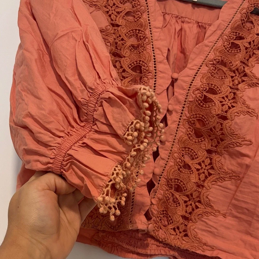 Free People cropped top Sz L